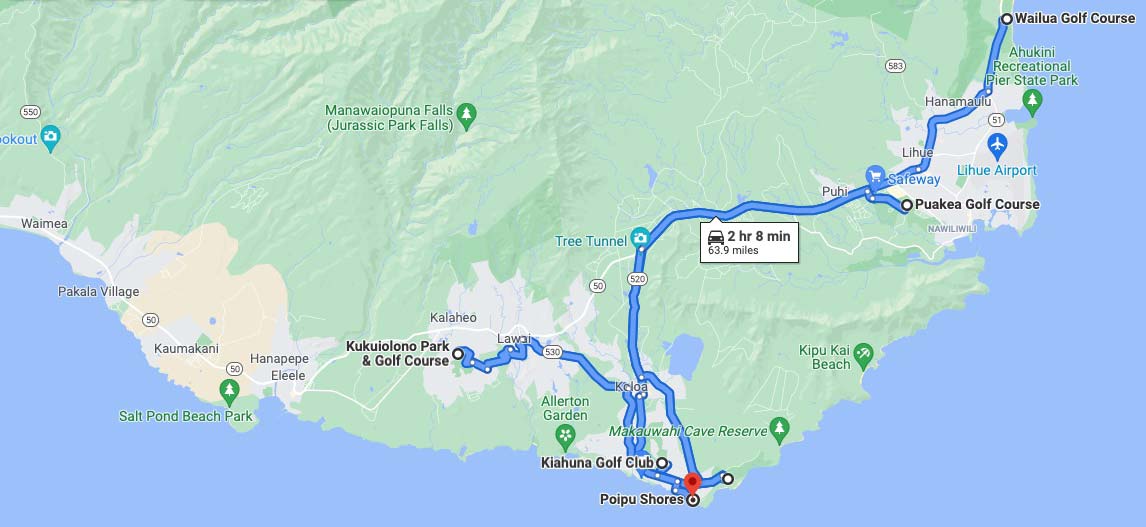 Kauai Golf Info
