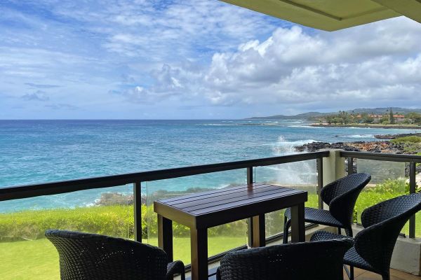 Poipu Shores Kauai oceanfront vacation rental