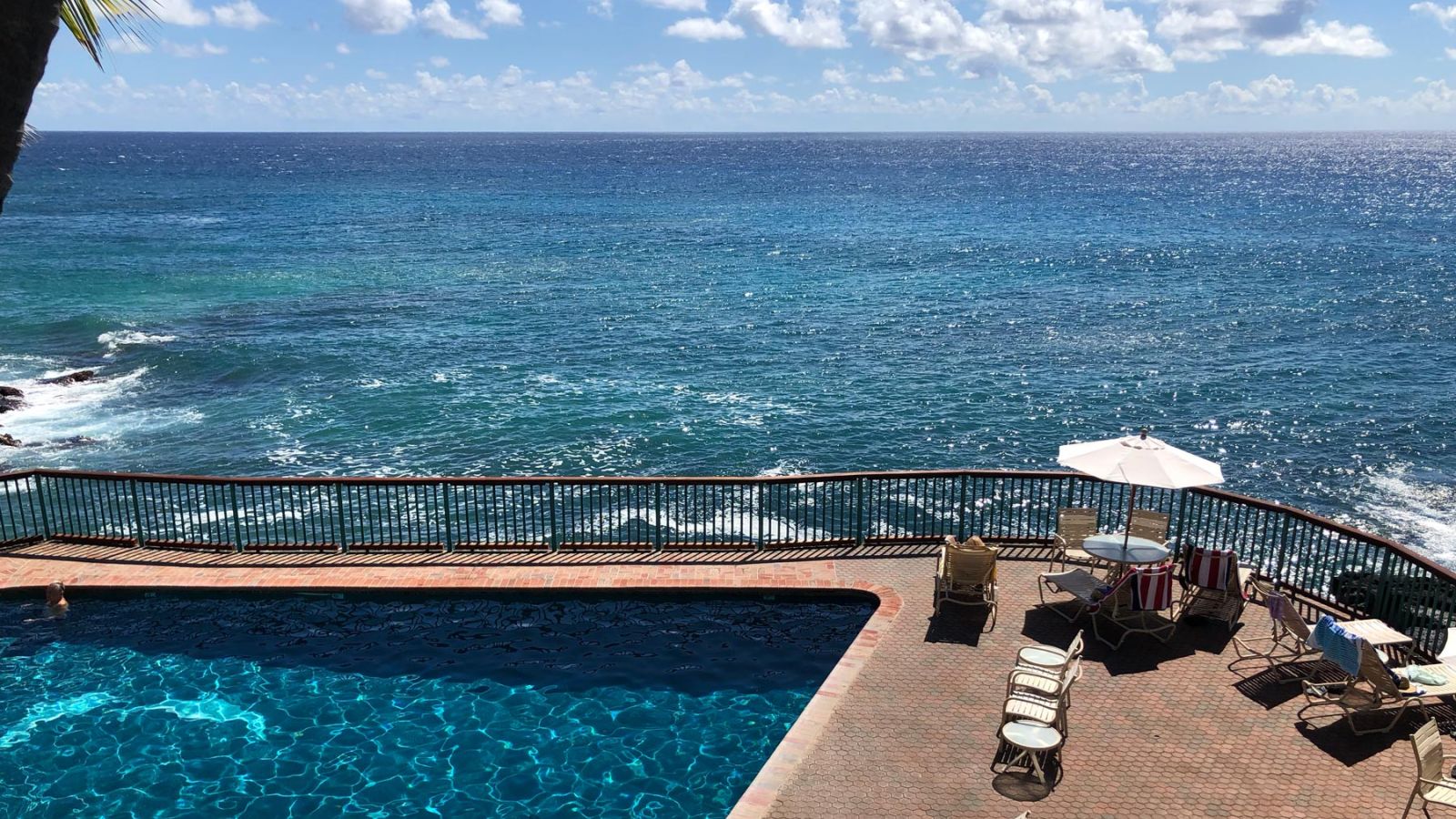 Poipu Shores oceanfront afternoon pool